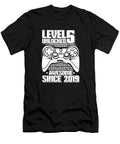 4 Gaming 5th Birthday Video Year Old Gamer Level 5 Unlocked Crazy Squirrel T-Shirt