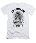 4 Im a Mechanic Sarcasm Car Technician Workshop Garage Toms Store T-Shirt