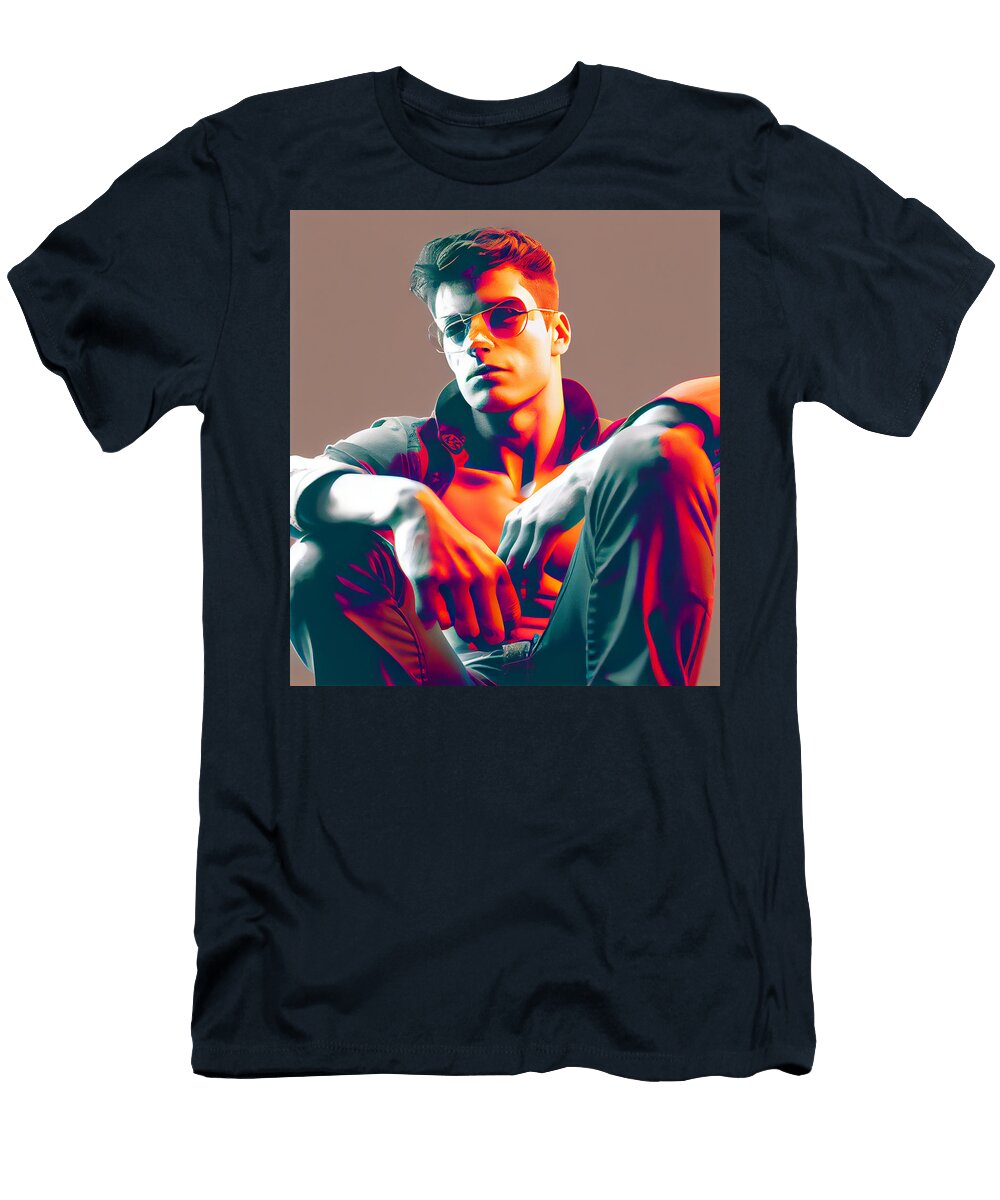 4 in a Jack Kirby Style Gentle and Light Colors By Asar Studios Celestial Images T-Shirt
