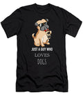 4 Just a Guy Who Loves Dogs Funny Dog Cynto T-Shirt