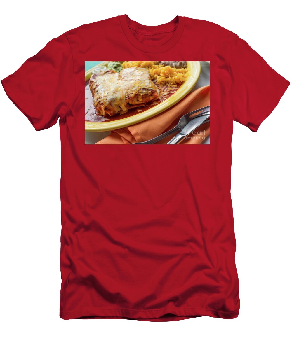 4 Mexican Chimichanga Burrito Ezume Images T-Shirt