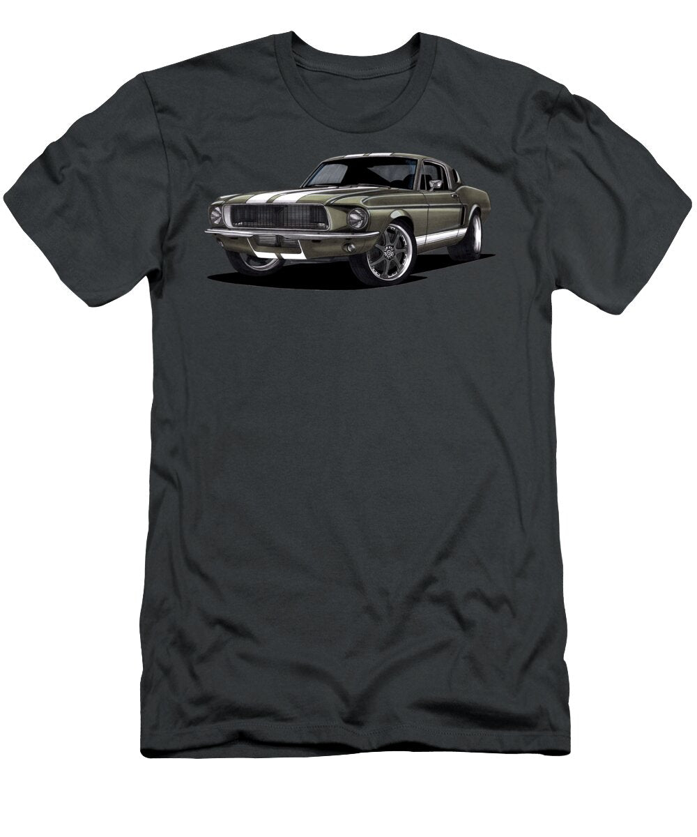 4 Movie Car Ford Mustang Fastback 1967 Rb26dett Fast and Furious Tokyo Drift Vladyslav Shapovalenko T-Shirt