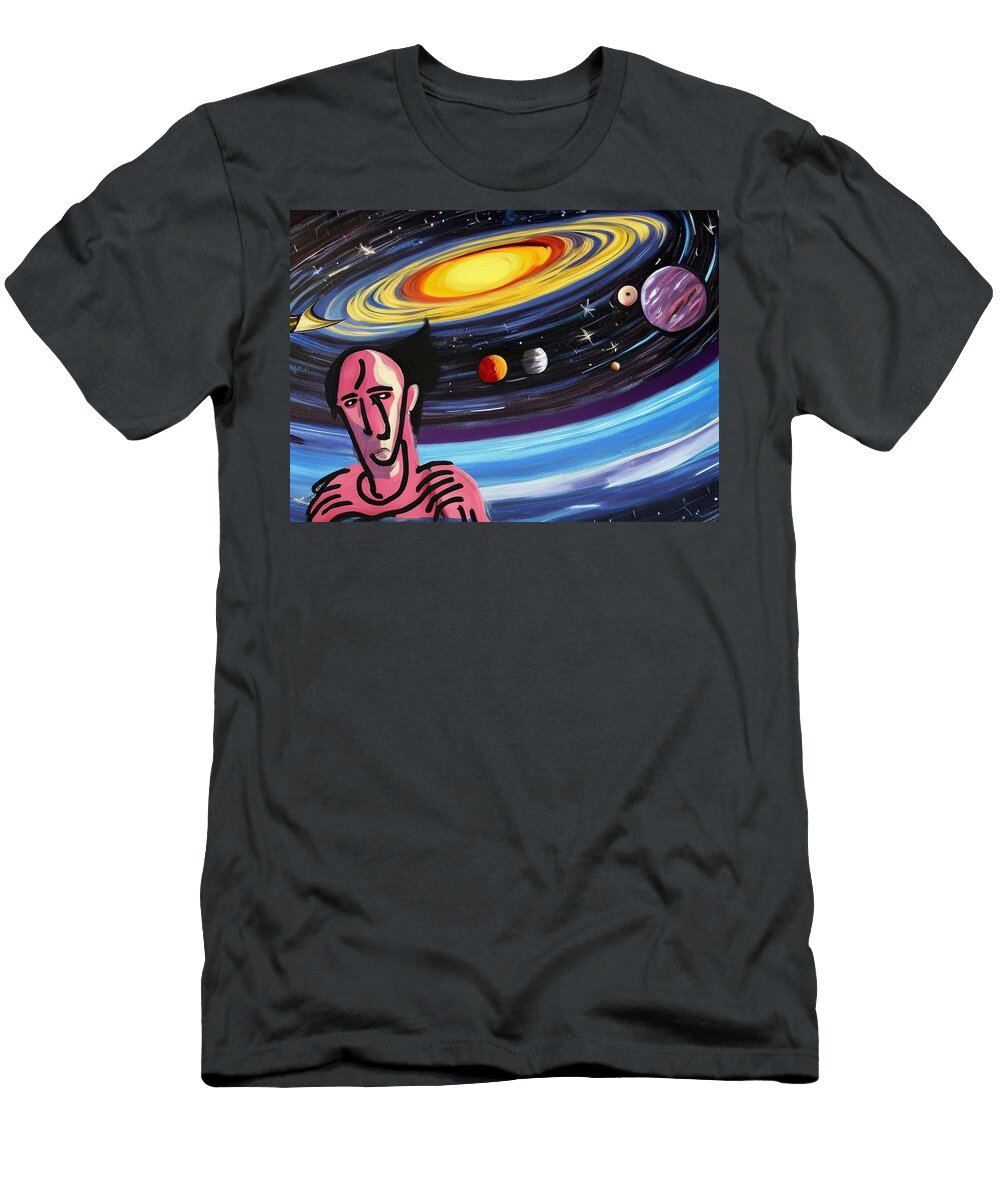4 Painting of a Portrait of Aiart Aiartist Aiartcommunity Womenintech Womeninstem Python Nft D Not an Ai Guy T-Shirt