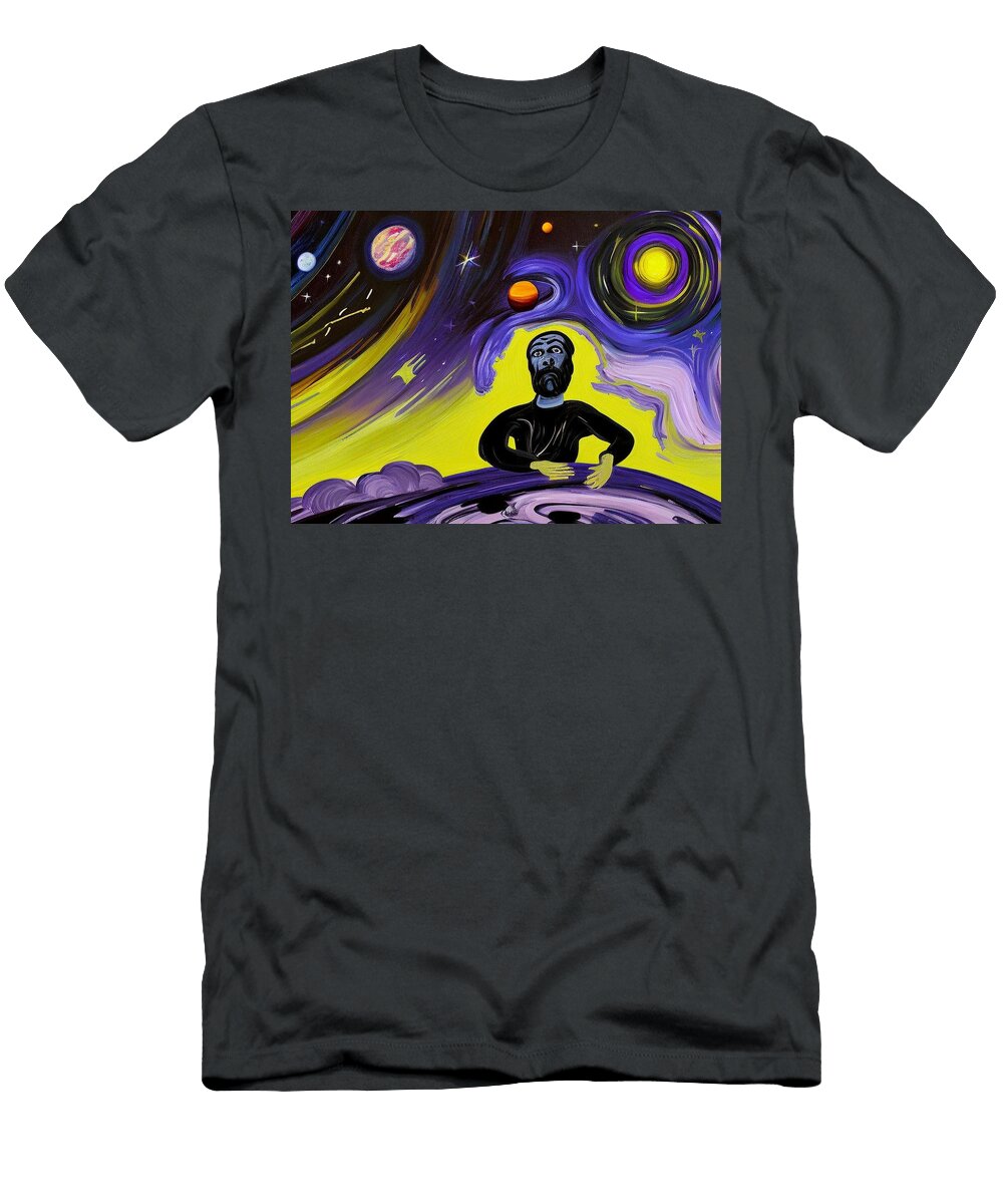 4 Painting of Aportraitof Aiart Aiartist Aiartcommunity Womenintech Womeninstem Python Nft Dig Not an Ai Guy T-Shirt