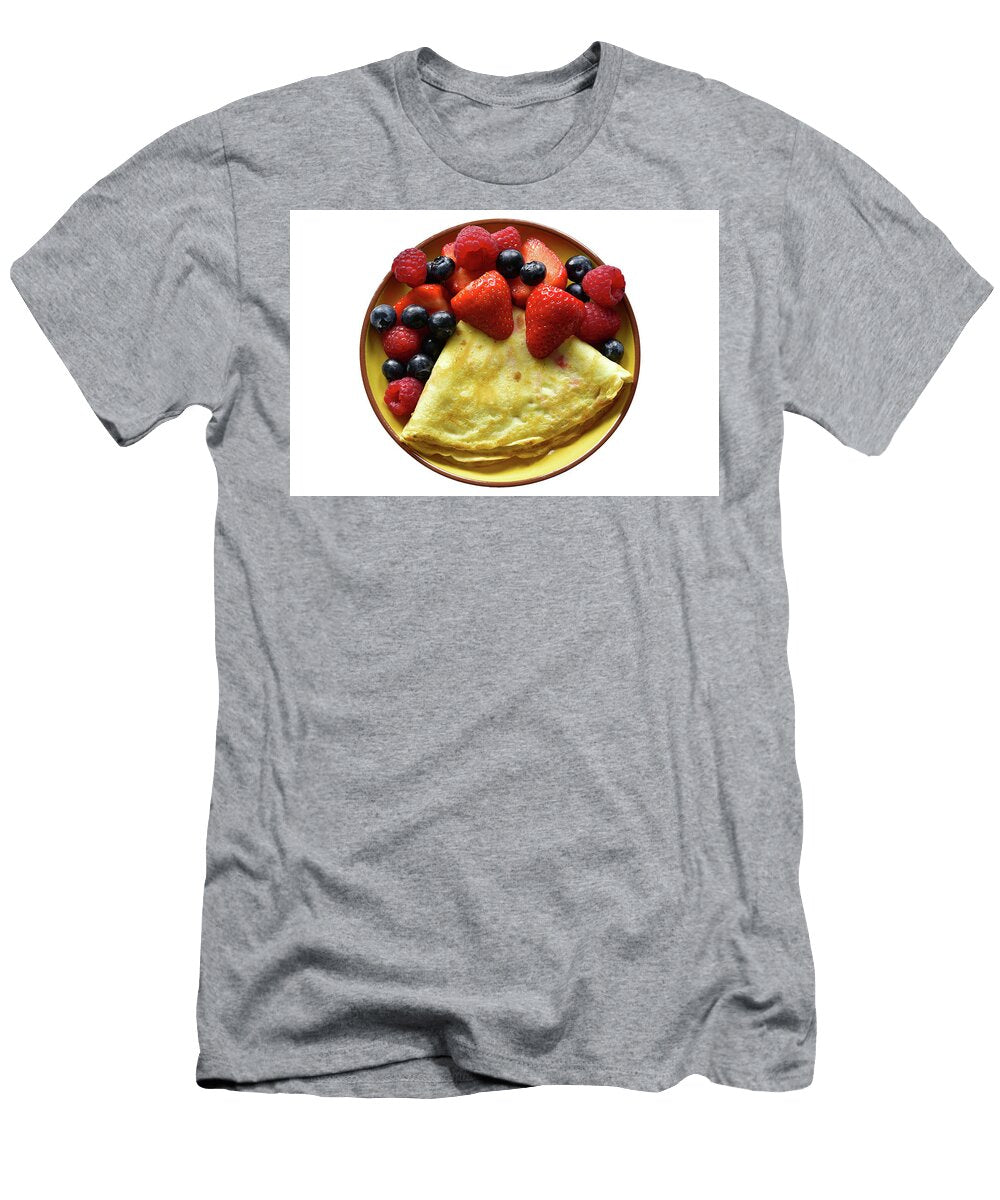 4 Pancake with Summer Fruits Crepe Berries Robert Chlopas T-Shirt