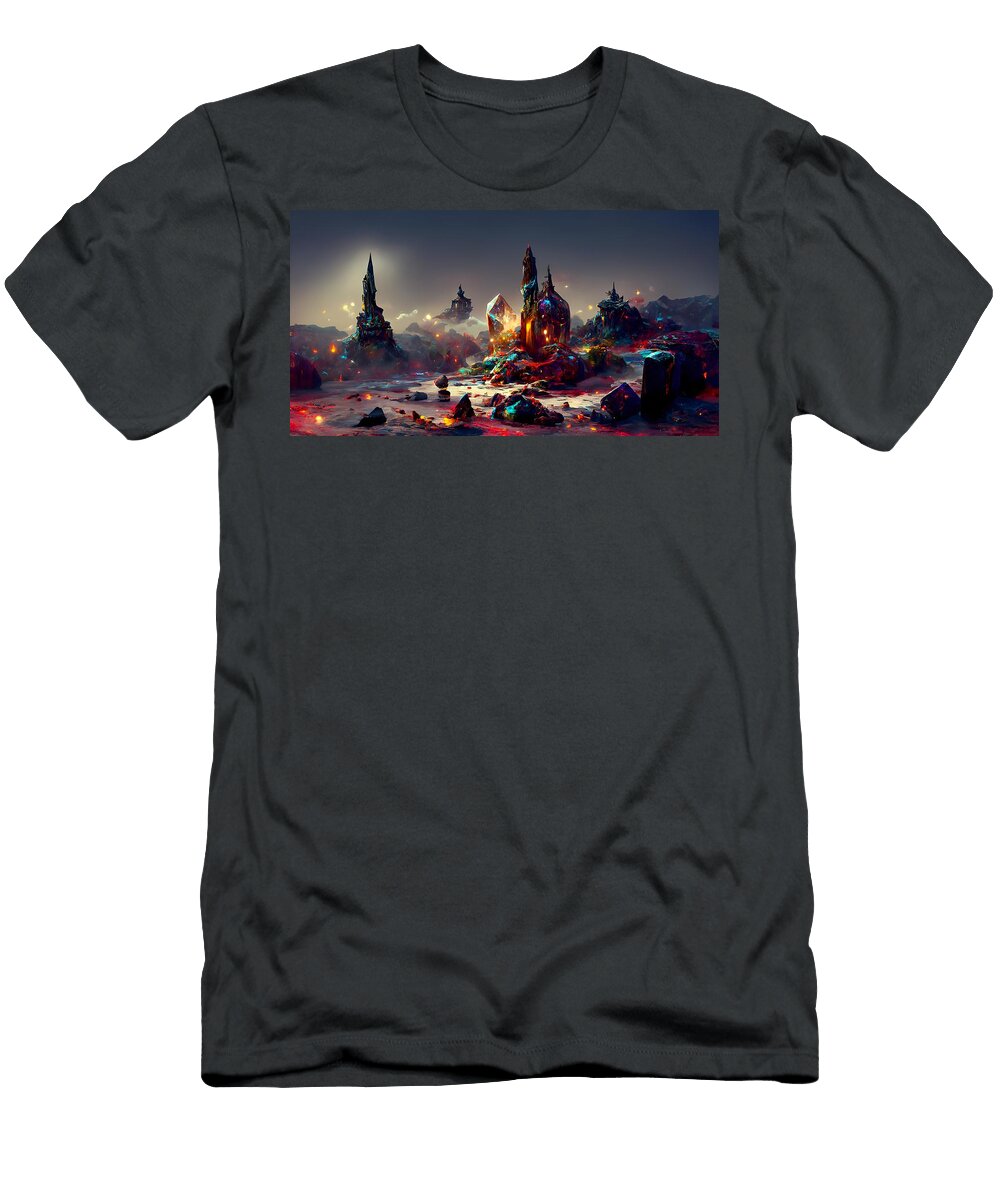 4 Rocky Landscape in Another Dimension Frederick Butt T-Shirt