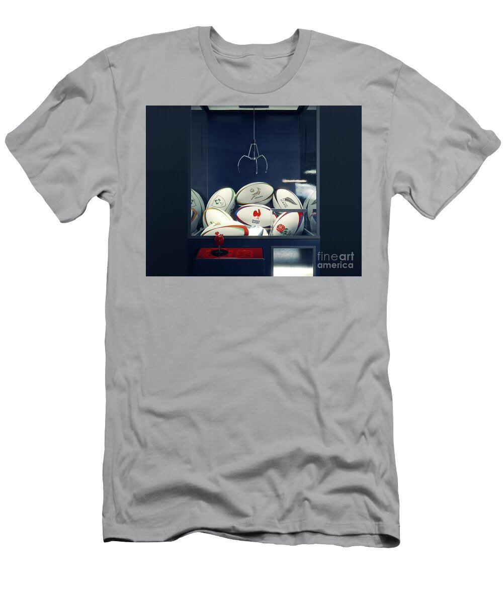4 Rugby Team Ball Claw Grabber Machine Allan Swart T-Shirt