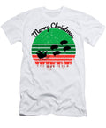 4 Santas Sleigh Pulled By a Team of Hogs Chomper Designs T-Shirt