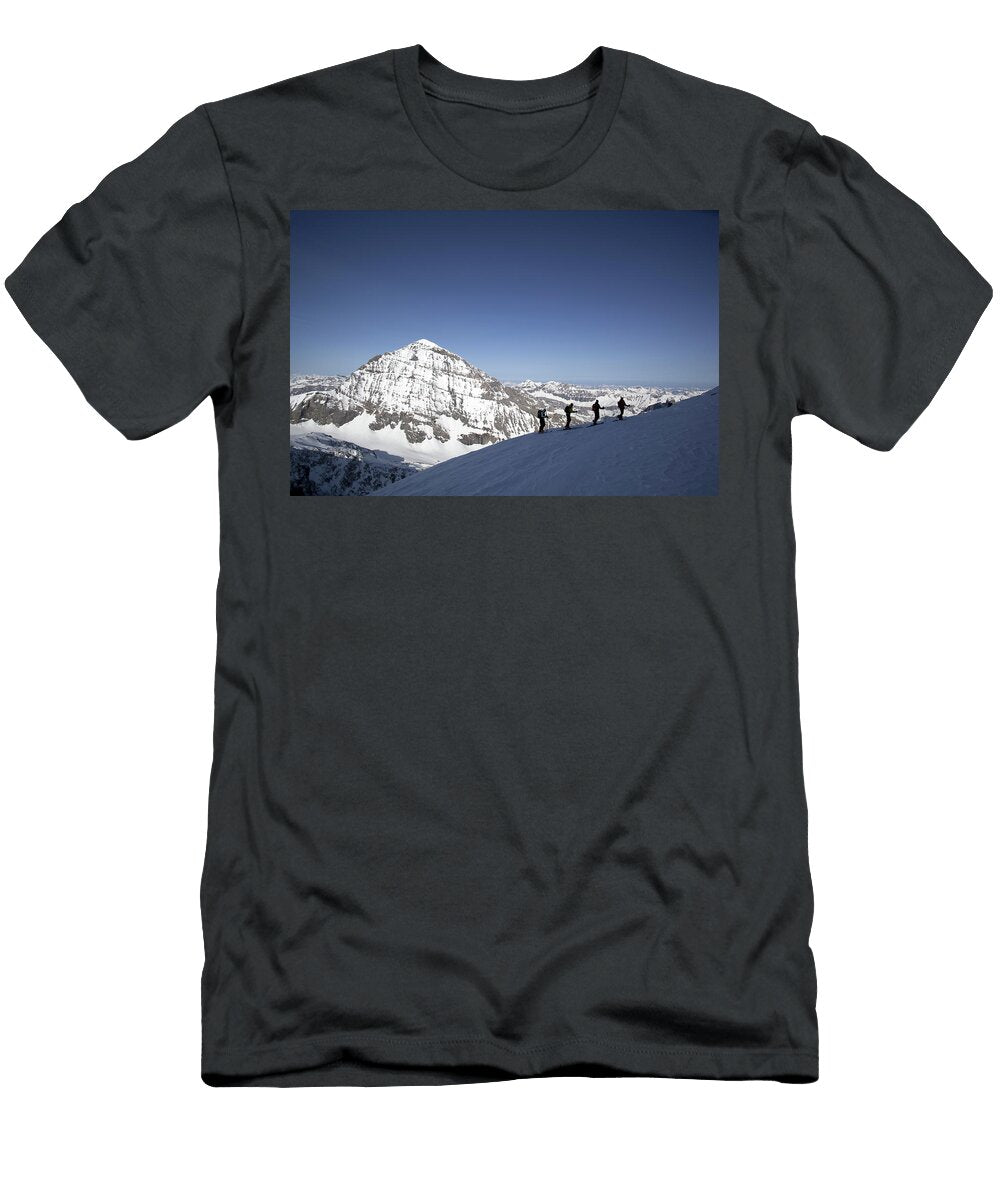 4 Skiing in Lotschental Mario Colonel T-Shirt