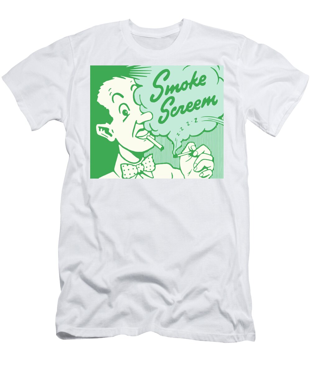 4 Smoking Man Csa Images T-Shirt