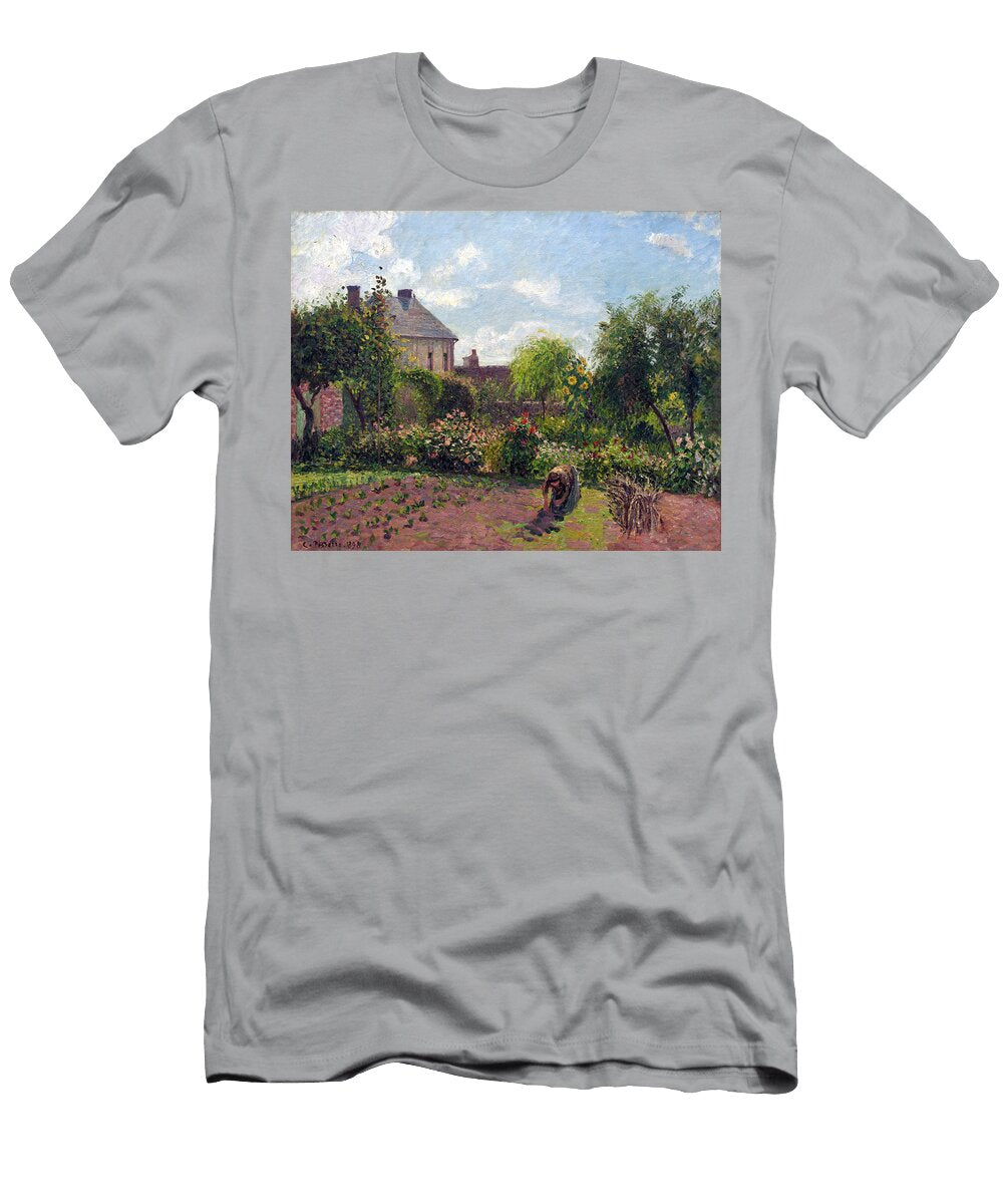 4 the Artists Garden At Eragny Camille Pissarro T-Shirt