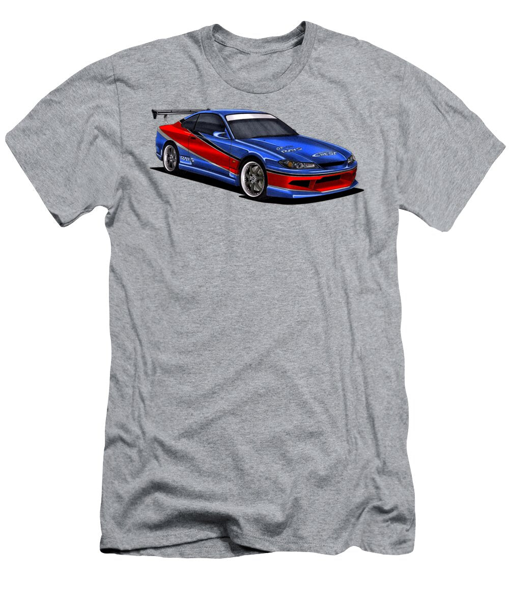4 the Fast and the Furious Tokyo Drift Nissan Silvia S15 Spec S C West Rb26dett Twin Turbo Vladyslav Shapovalenko T-Shirt