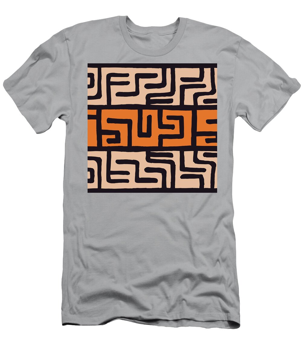 4 Tribal Ethnic Colorful Bohemian Pattern with Geometric Elements Jelena Obradovic T-Shirt