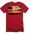 4 Vibrant Sunset Over Horizon Mario G Rivera T-Shirt