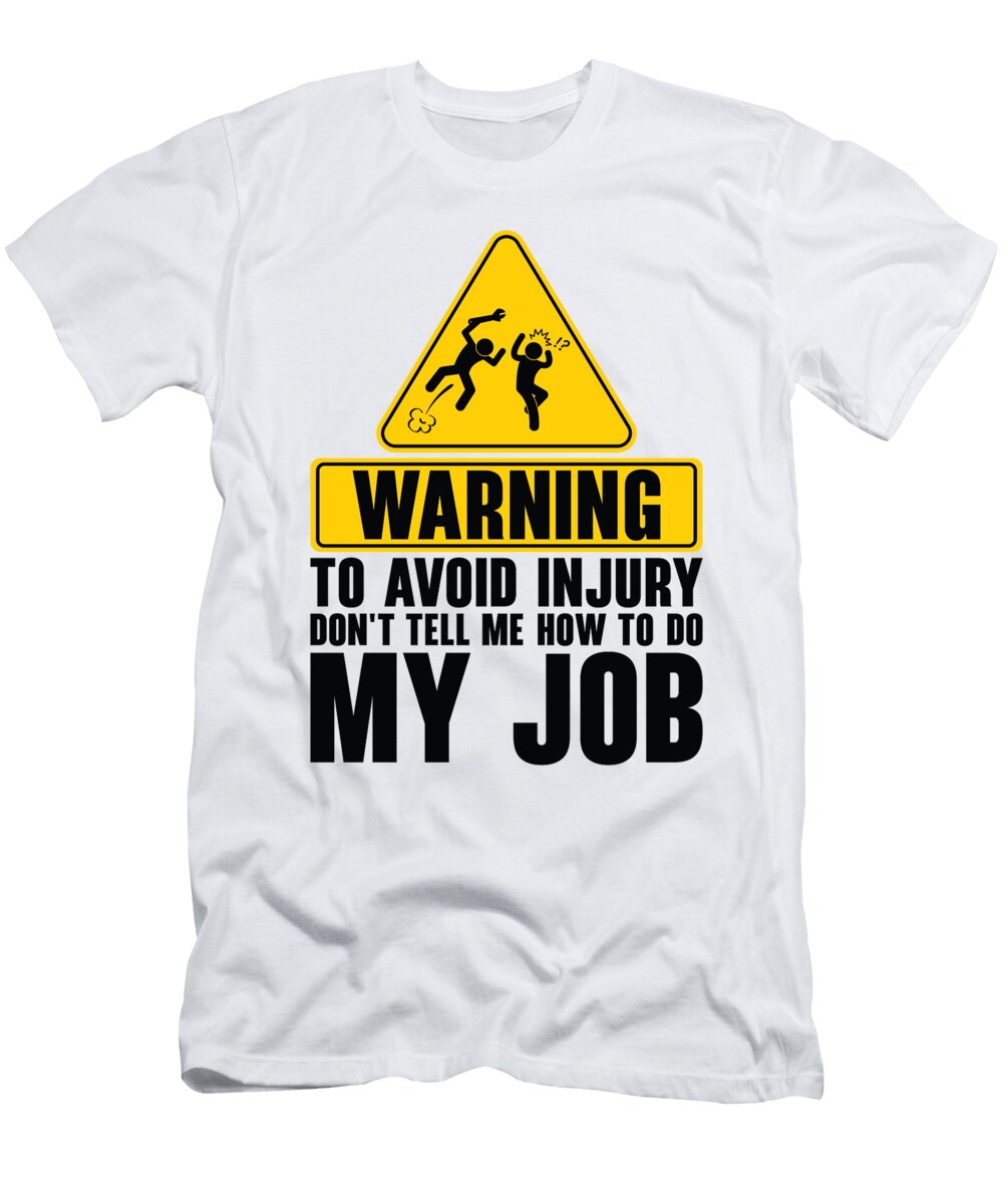4 Warning to Avoid Car Technician Mechanic Workshop Garage Toms Store T-Shirt