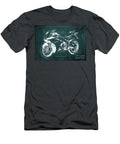 404 2015 Rsv4 R Aprc Abs Blueprintgreen Backgroundmotorcycle Blueprint Brush and Bike T-Shirt