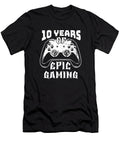 42 Gaming 10th Birthday Video Games 10 Year Old Gamer Crazy Squirrel T-Shirt