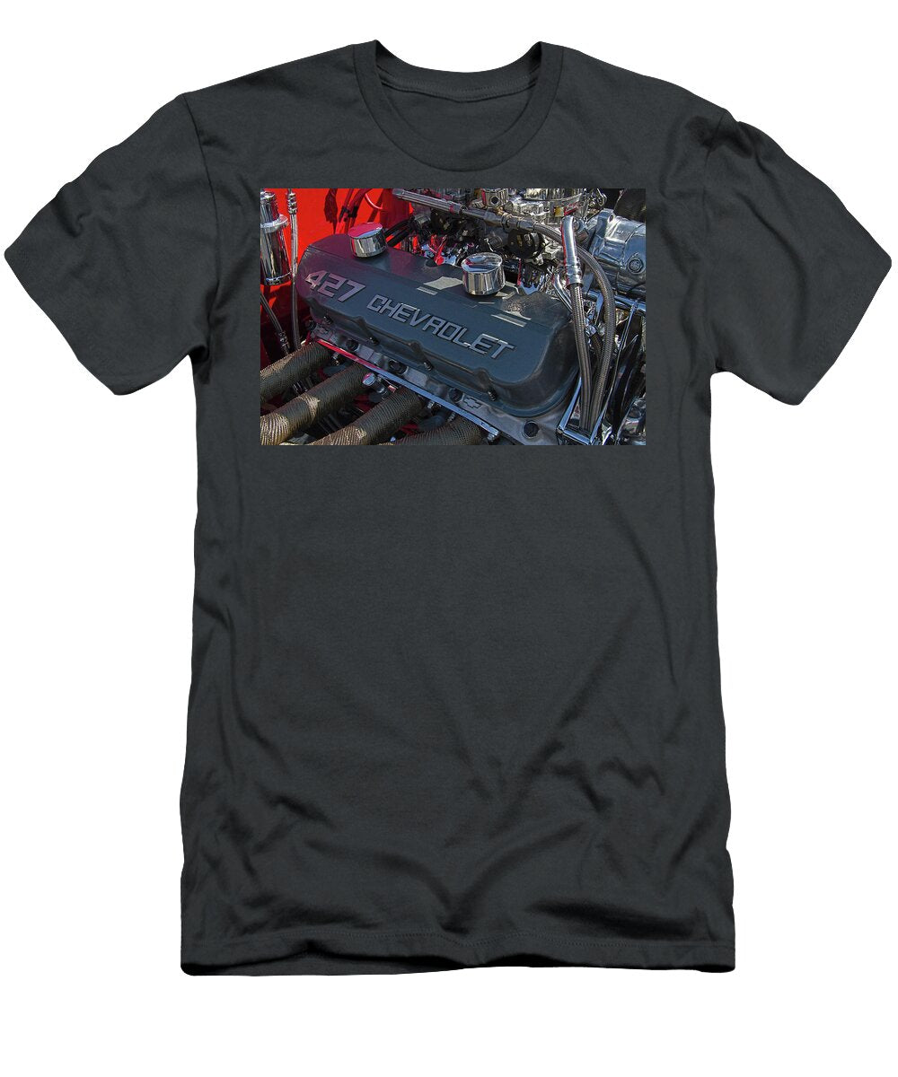 427 Chevrolet Engine Nick Gray T-Shirt