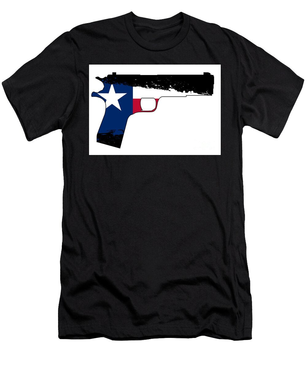 45 Automatic with Texan Flag Bigalbaloo Stock T-Shirt