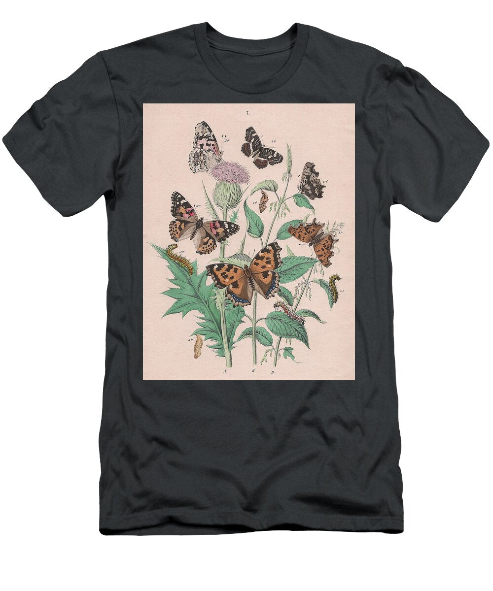 45 European Butterflies Ans Moths W F Kirby T-Shirt