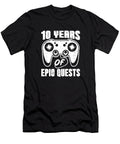 45 Gaming 10th Birthday Video Games 10 Year Old Gamer Crazy Squirrel T-Shirt