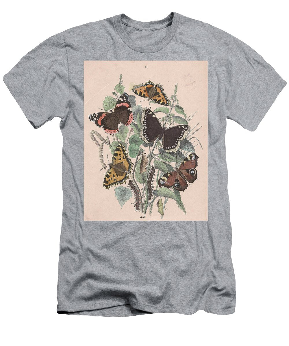 46 European Butterflies Ans Moths W F Kirby T-Shirt