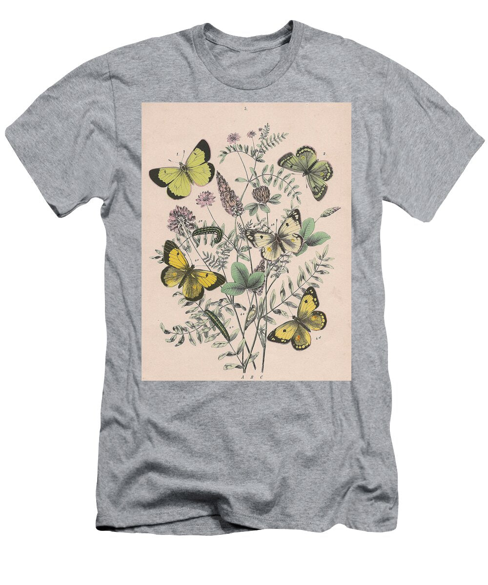 47 European Butterflies Ans Moths W F Kirby T-Shirt
