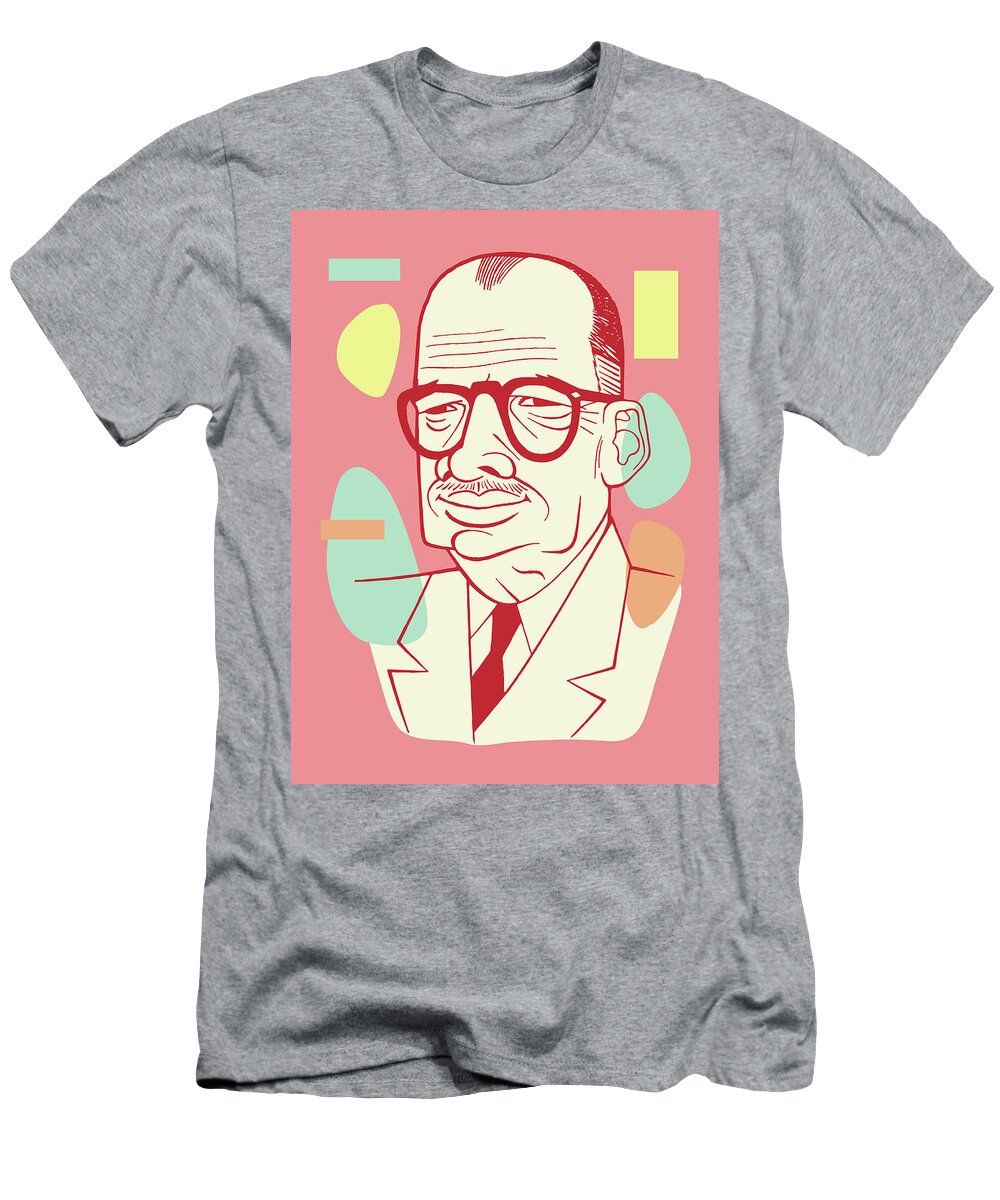 49 Portrait of a Man Csa Images T-Shirt