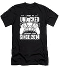 5 10 Year Old Gamer Gaming 10th Birthday Level 10 Unlocked Crazy Squirrel T-Shirt