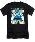 5 14 Year Old Gamer Gaming 14th Birthday Level 14 Unlocked Crazy Squirrel T-Shirt