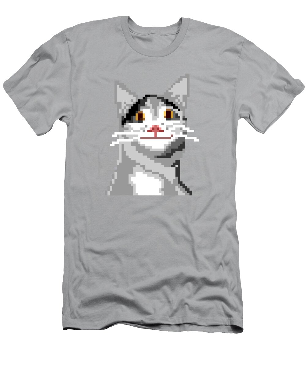 5 a Dirp Smirk Cat Mitch Boyce T-Shirt
