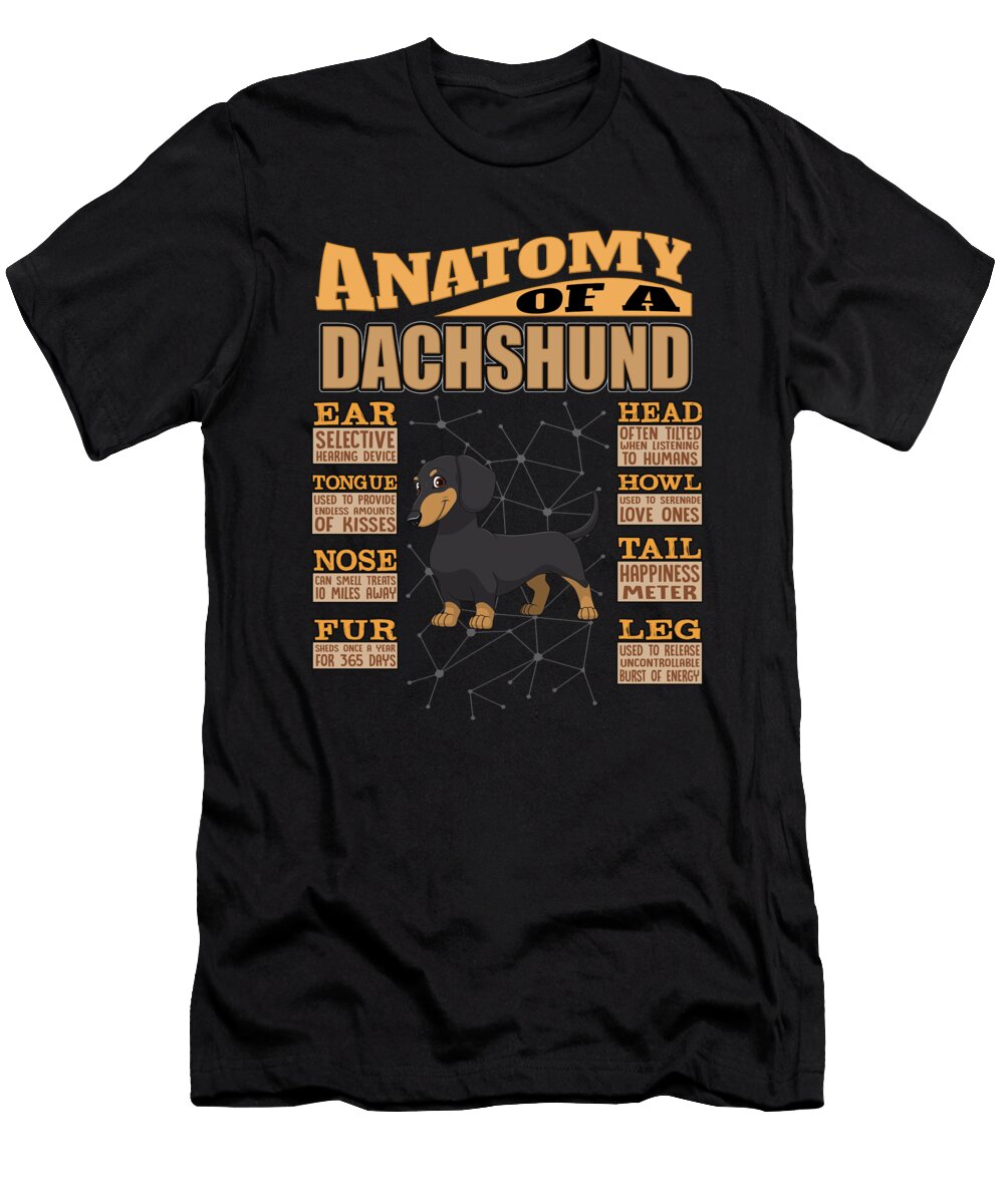 5 Anatomy of a Dachshund Jose O T-Shirt
