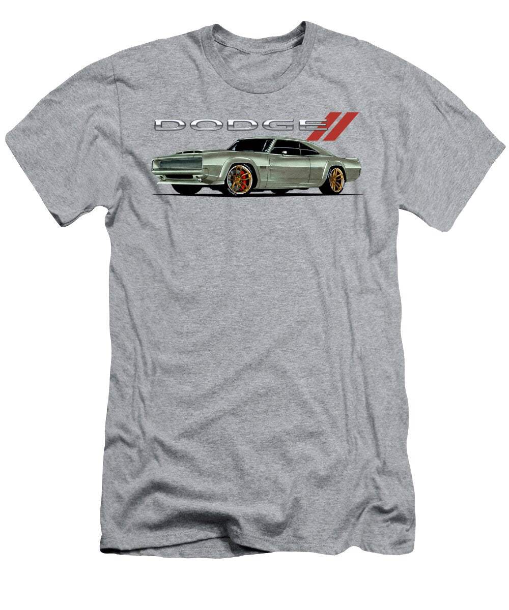 5 Dodge Charger 1968 Hellephant 426 Hemi Supercharged Mopar Vladislav Shapovalenko T-Shirt