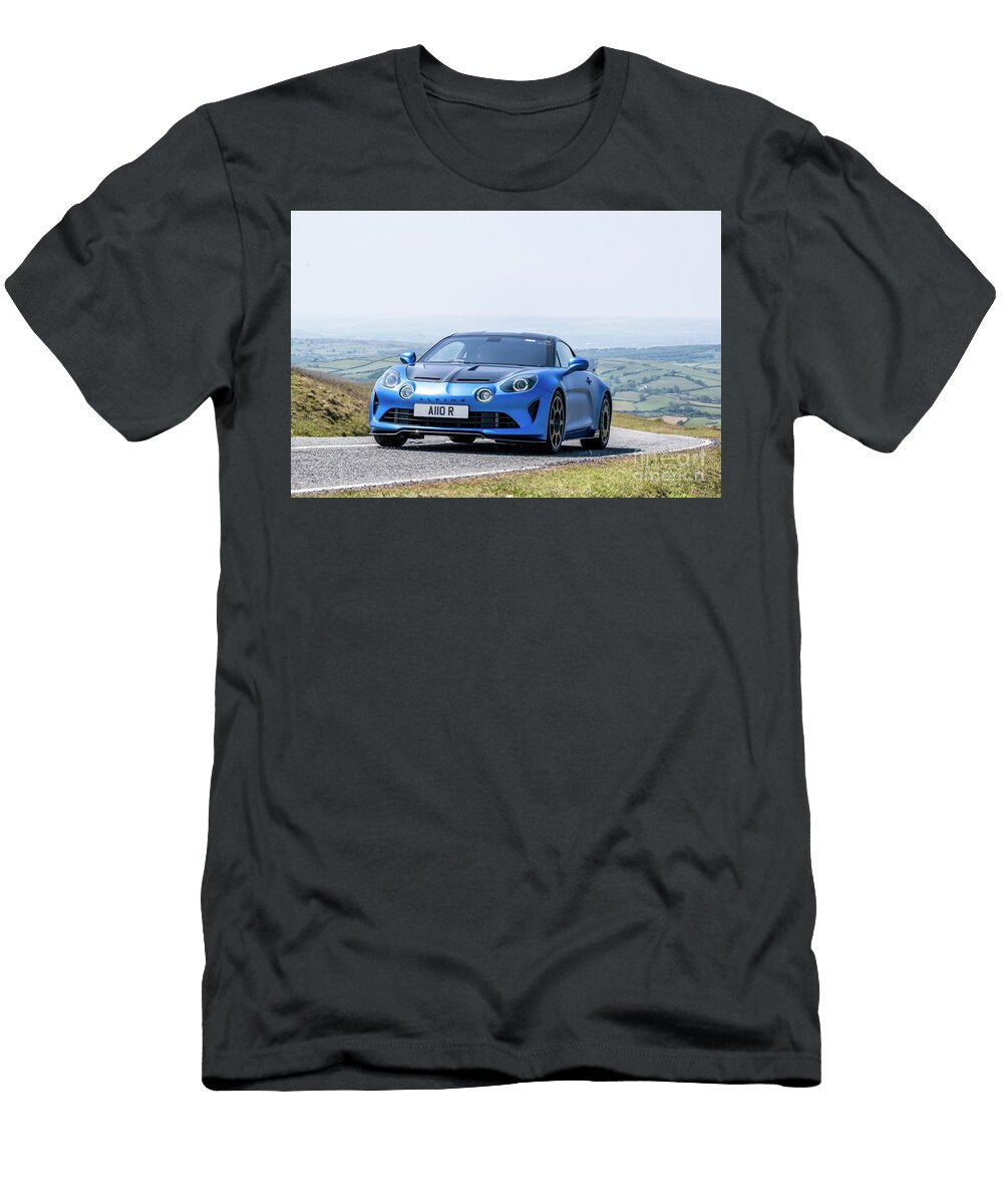5 Exclusive French Sport Car Blue Alpine A110r Turini Coupe Turbocharged Engine 18 L Renault Tce M5pt Vladyslav Shapovalenko T-Shirt