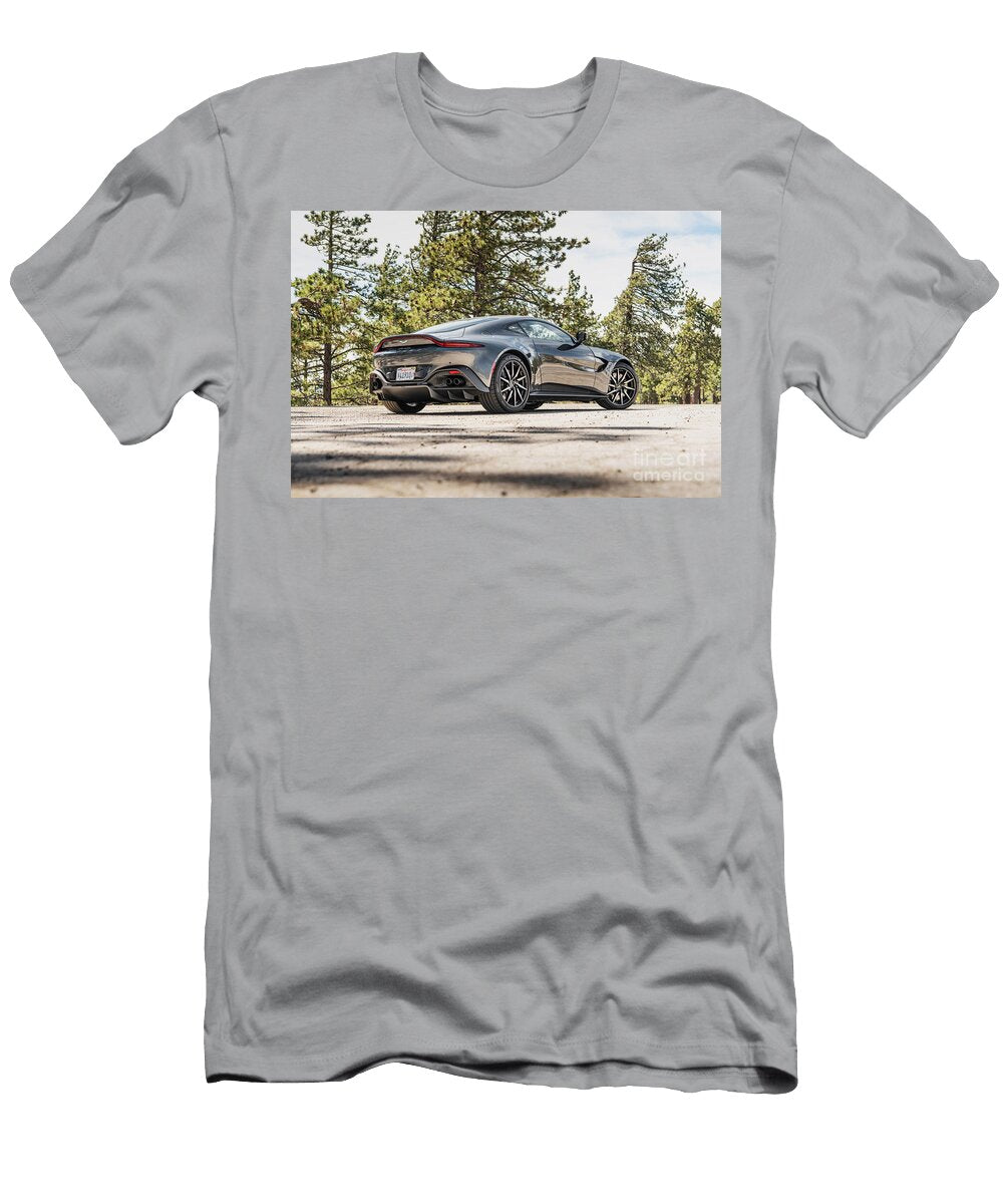5 Exclusive Luxury Supercar Gray Aston Martin Vantage V8 Amg Engine M177 40l Twin Turbocharged Vladyslav Shapovalenko T-Shirt