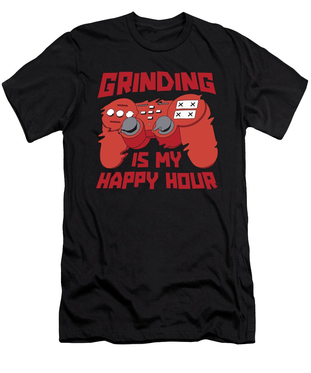 5 Funny Gaming Gamer Video Games Crazy Squirrel T-Shirt