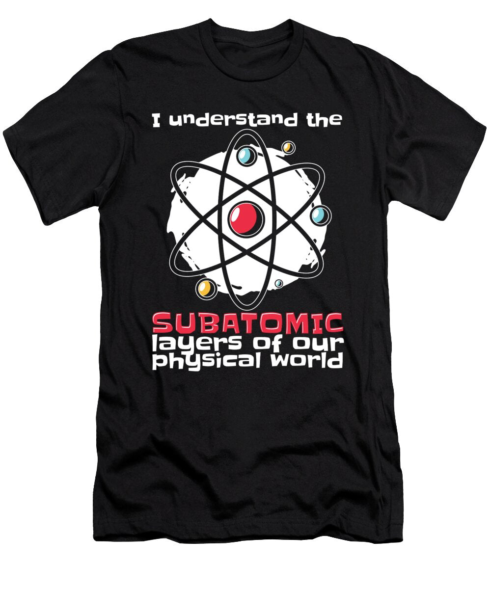 5 Funny Physicist Science Scientist Quantum Physics Crazy Squirrel T-Shirt