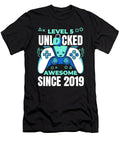 5 Gaming 5th Birthday Video Year Old Gamer Level 5 Unlocked Crazy Squirrel T-Shirt