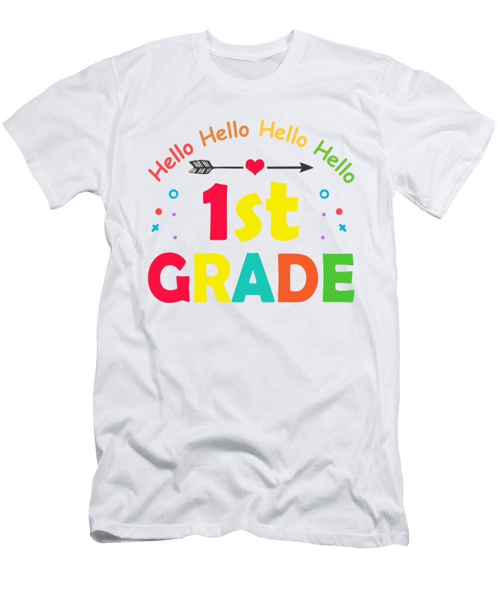 5 Hello First Grade Sambel Pedes T-Shirt