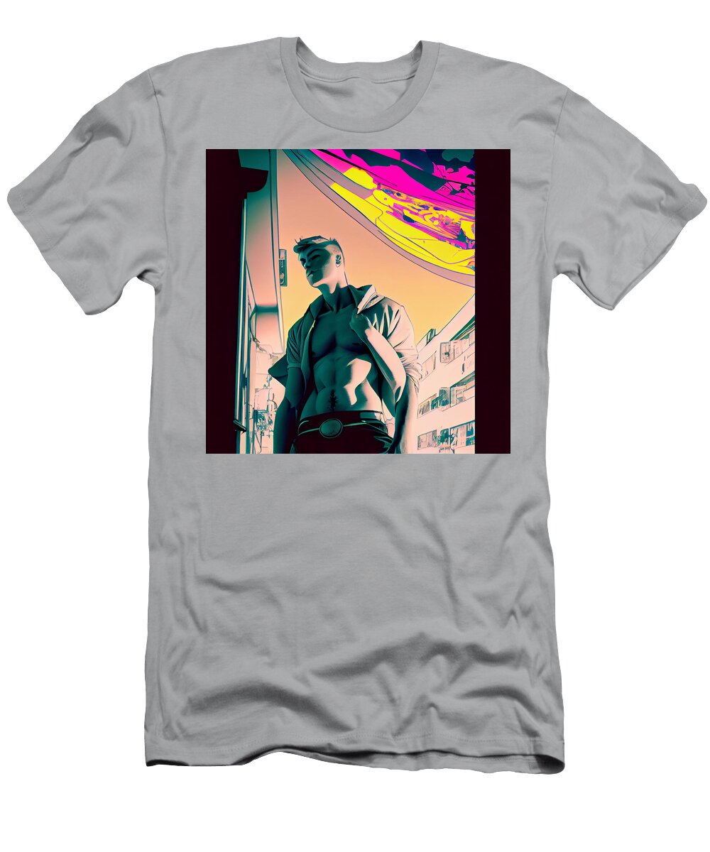5 in a Jack Kirby Style Gentle and Light Colors By Asar Studios Celestial Images T-Shirt