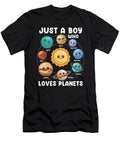 5 Just a Boy Who Loves Planets I Funny Science Bi Nutz T-Shirt