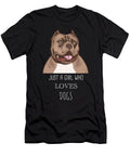 5 Just a Girl Who Loves Dogs Funny Dog Cynto T-Shirt