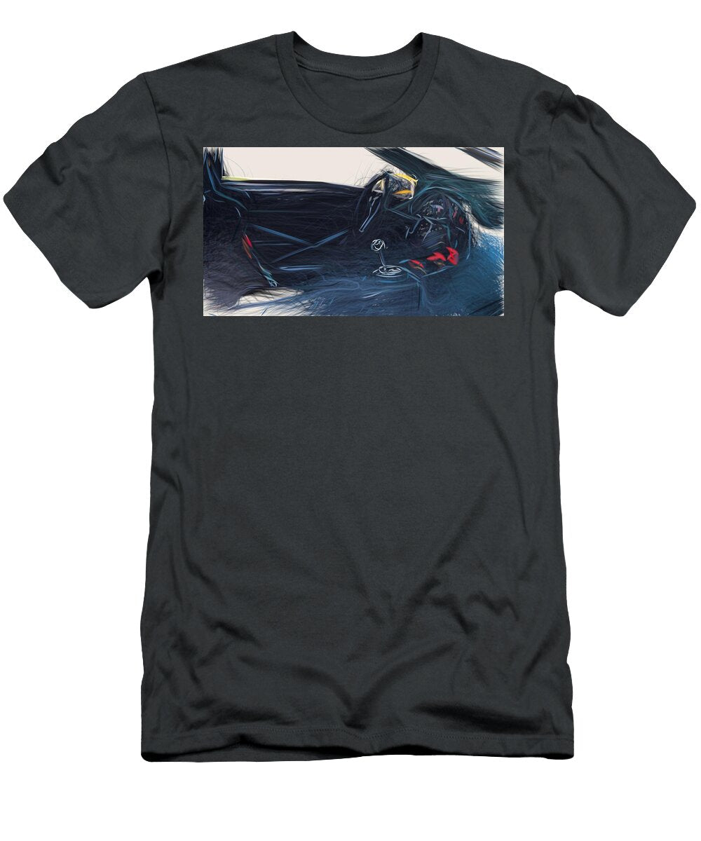 5 Lamborghini Diablo Gt R Draw Carstoon Concept T-Shirt