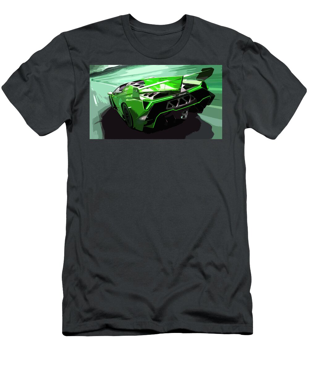 5 Lamborghini Veneno Thespeedart T-Shirt