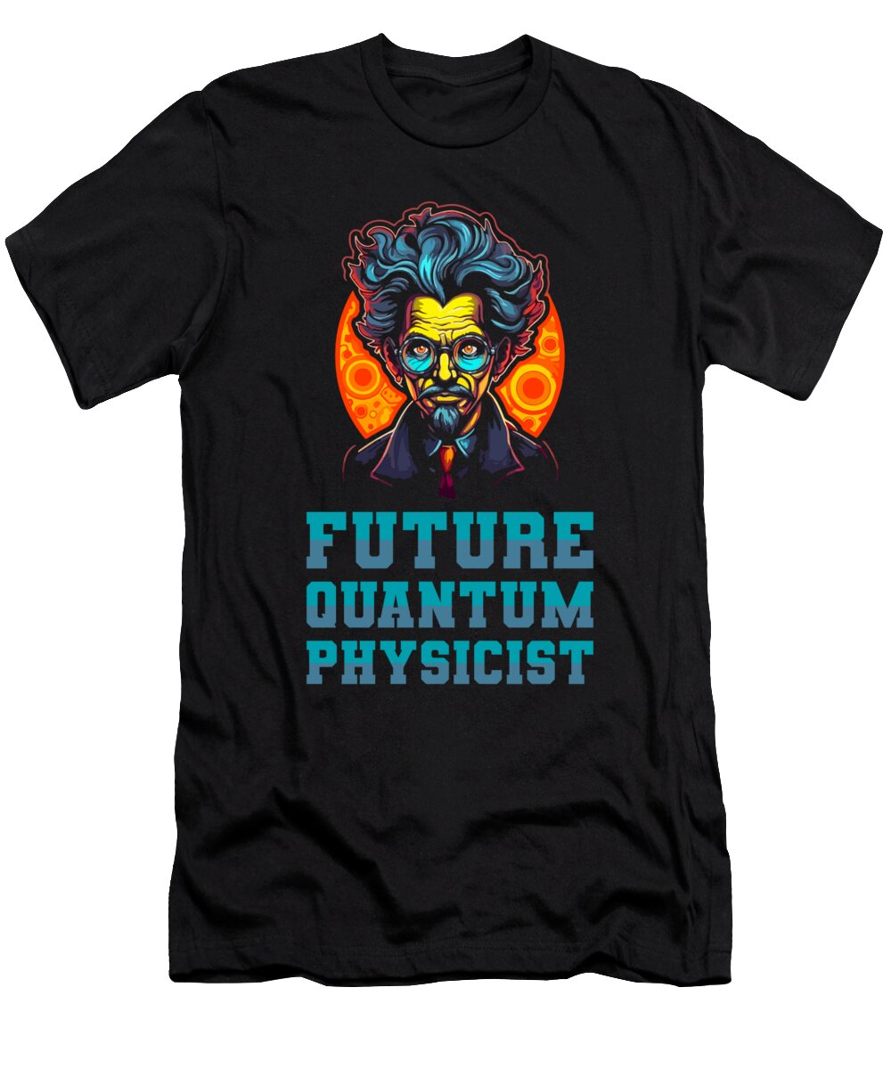 5 Physicist Cool Science Scientist Quantum Physics Crazy Squirrel T-Shirt