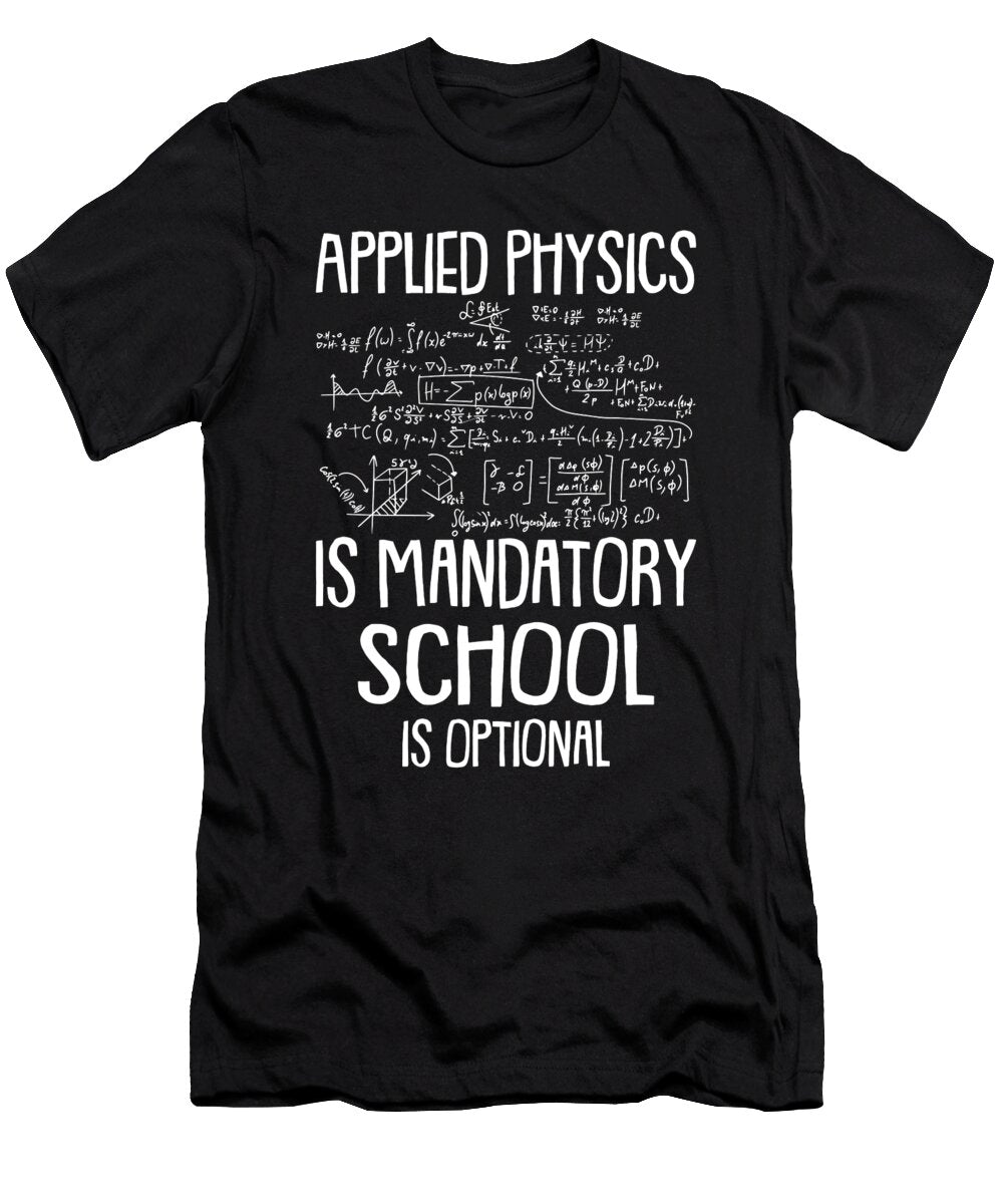 5 Physicist Science Scientist Applied Physics Crazy Squirrel T-Shirt