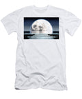 5 Pier and Moon on Water Horizon Allan Swart T-Shirt