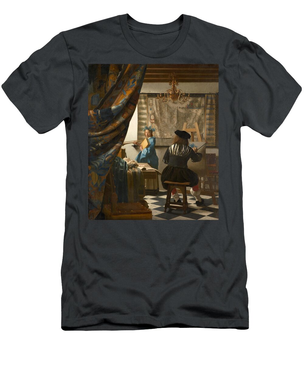 5 the Art of Painting Johannes Vermeer T-Shirt
