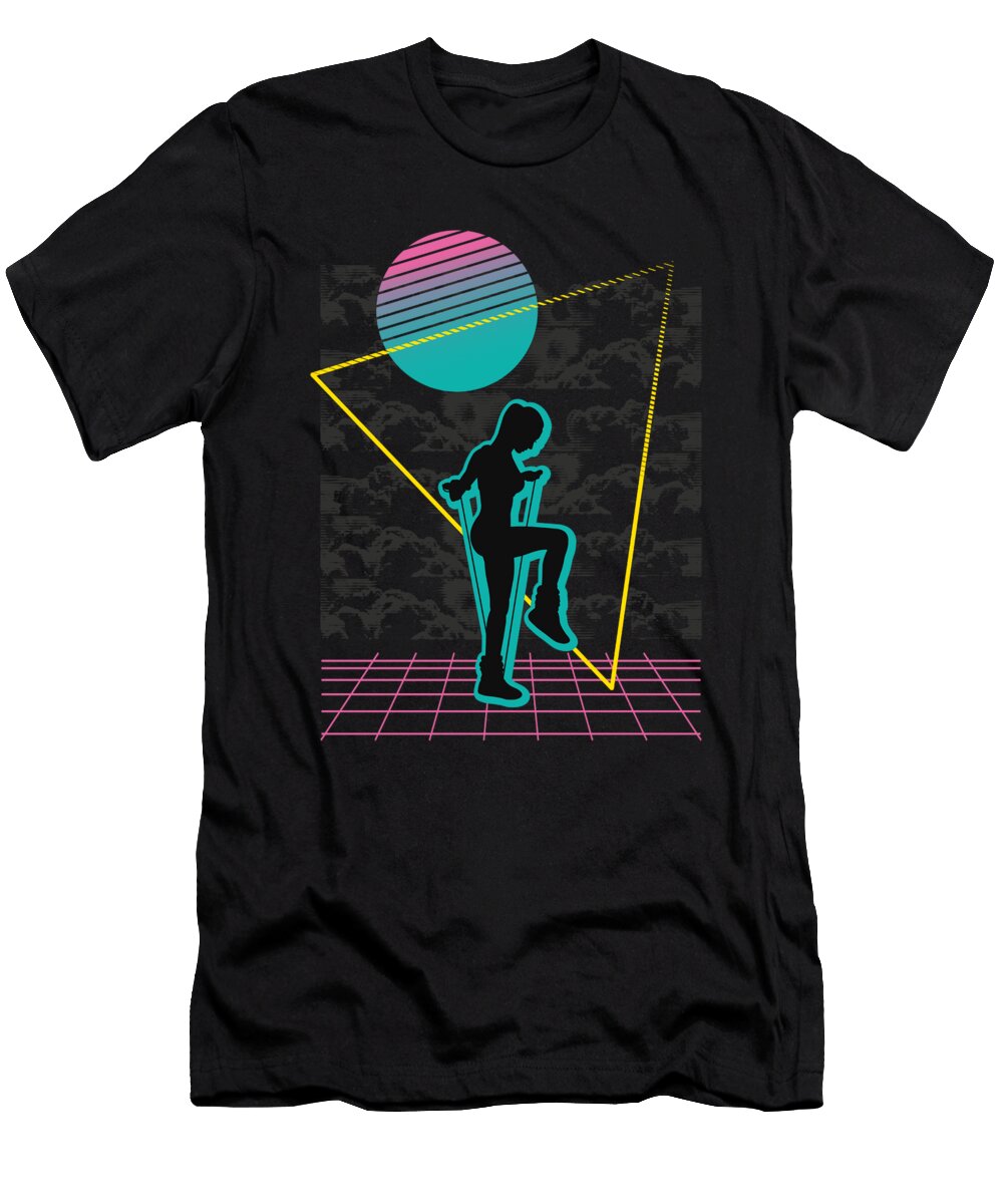 5 Vaporwave Rope Jumping Greenoptix T-Shirt