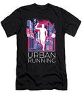 5 Vaporwave Synthwave Skyline Marathon Trail Running Greenoptix T-Shirt